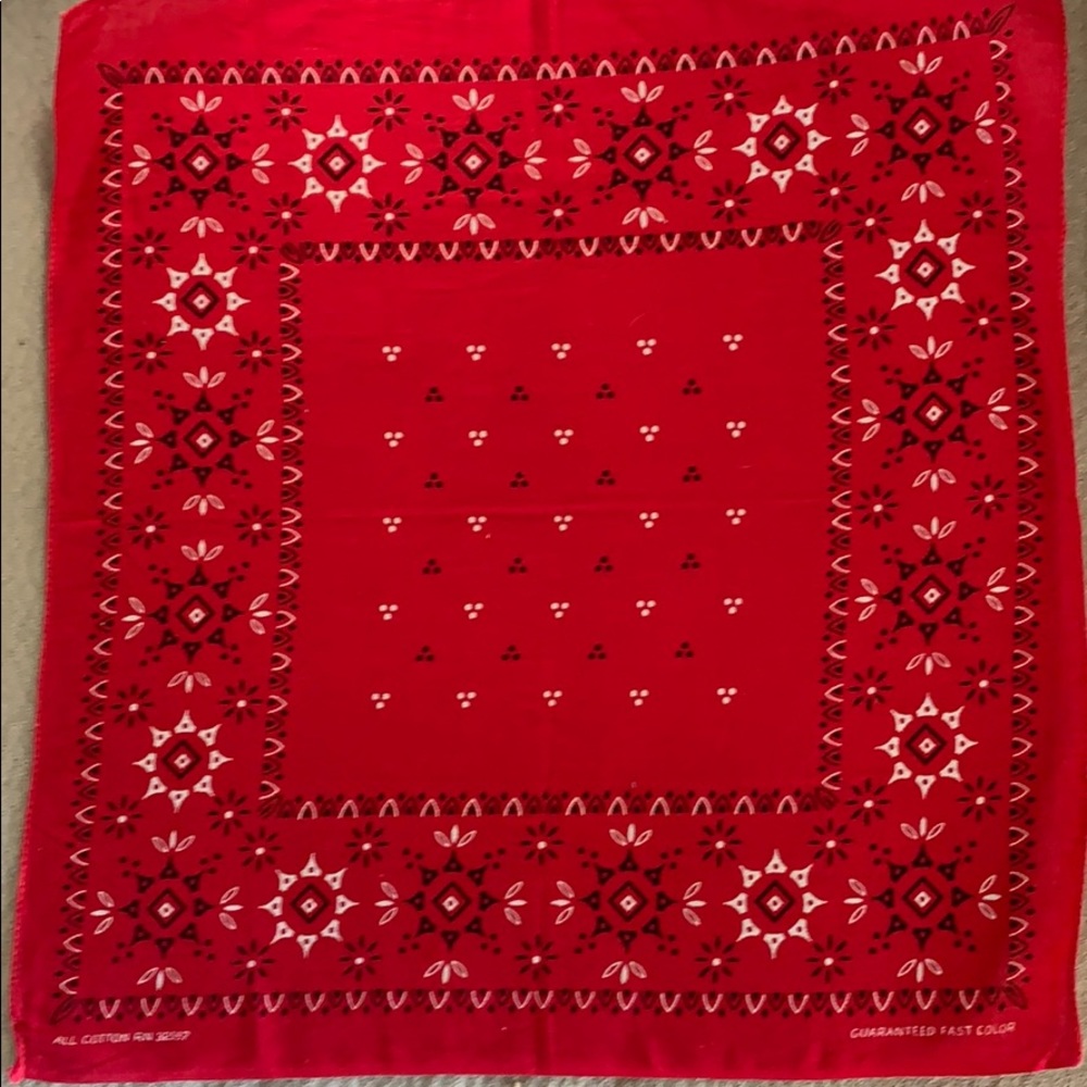 Vintage colorfast bandana